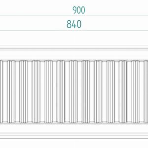 ELPE 400W LCD oil electric radiator (900x300) - Image 8
