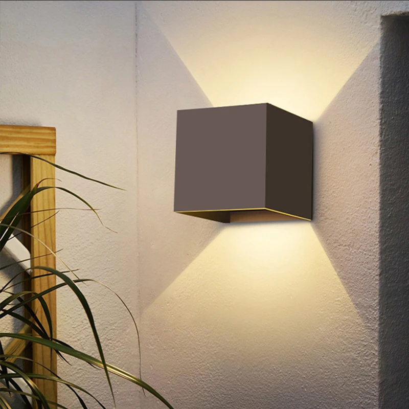 MARPOU Led Wall Lamp Outdoor/ Indoor Waterproof IP 65 Surface Mounted LED Up and Down Wall Light Porch Garden 6W AC 90-260V MARPOU Led Wall Lamp Outdoor/ Indoor Waterproof IP 65 Surface Mounted LED Up and Down Wall Light Porch Garden 6W AC 90-260V