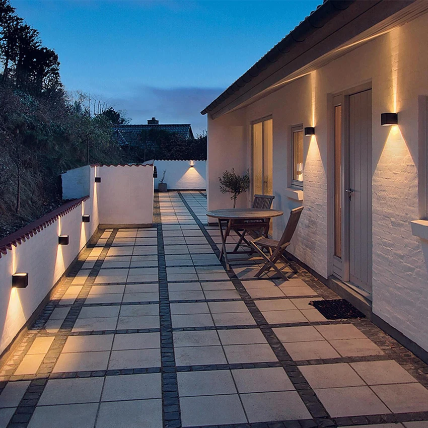 MARPOU Led Wall Lamp Outdoor/ Indoor Waterproof IP 65 Surface Mounted LED Up and Down Wall Light Porch Garden 6W AC 90-260V MARPOU Led Wall Lamp Outdoor/ Indoor Waterproof IP 65 Surface Mounted LED Up and Down Wall Light Porch Garden 6W AC 90-260V