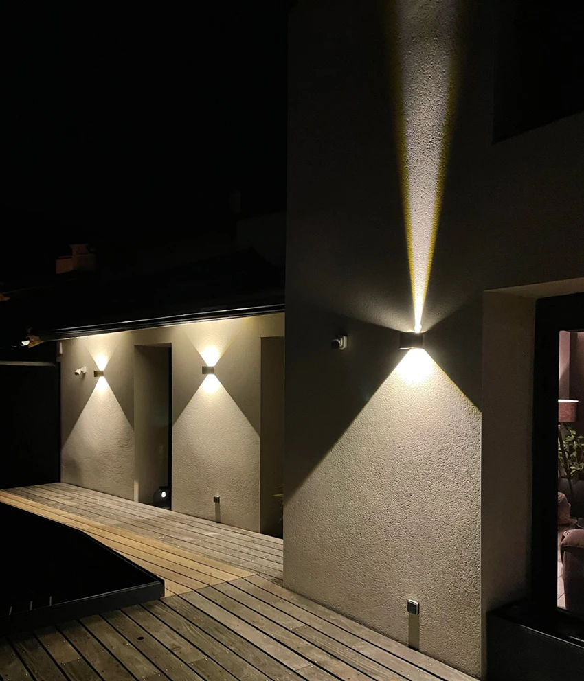 MARPOU Led Wall Lamp Outdoor/ Indoor Waterproof IP 65 Surface Mounted LED Up and Down Wall Light Porch Garden 6W AC 90-260V MARPOU Led Wall Lamp Outdoor/ Indoor Waterproof IP 65 Surface Mounted LED Up and Down Wall Light Porch Garden 6W AC 90-260V