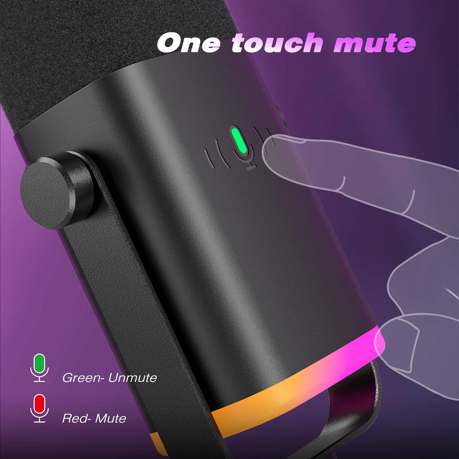 FIFINE Ampligame AM8 Dynamic USB/XLR Microphone - Image 5