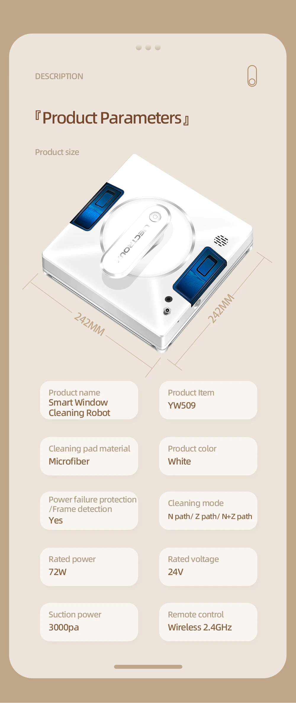 Window Cleaning Robot Liectroux YW509, 2-Way Water Spray,Home Glass Floor Wall Robot Window Cleaner,Strong Vacuum,Rimless Works Window Cleaning Robot Liectroux YW509, 2-Way Water Spray,Home Glass Floor Wall Robot Window Cleaner,Strong Vacuum,Rimless Works