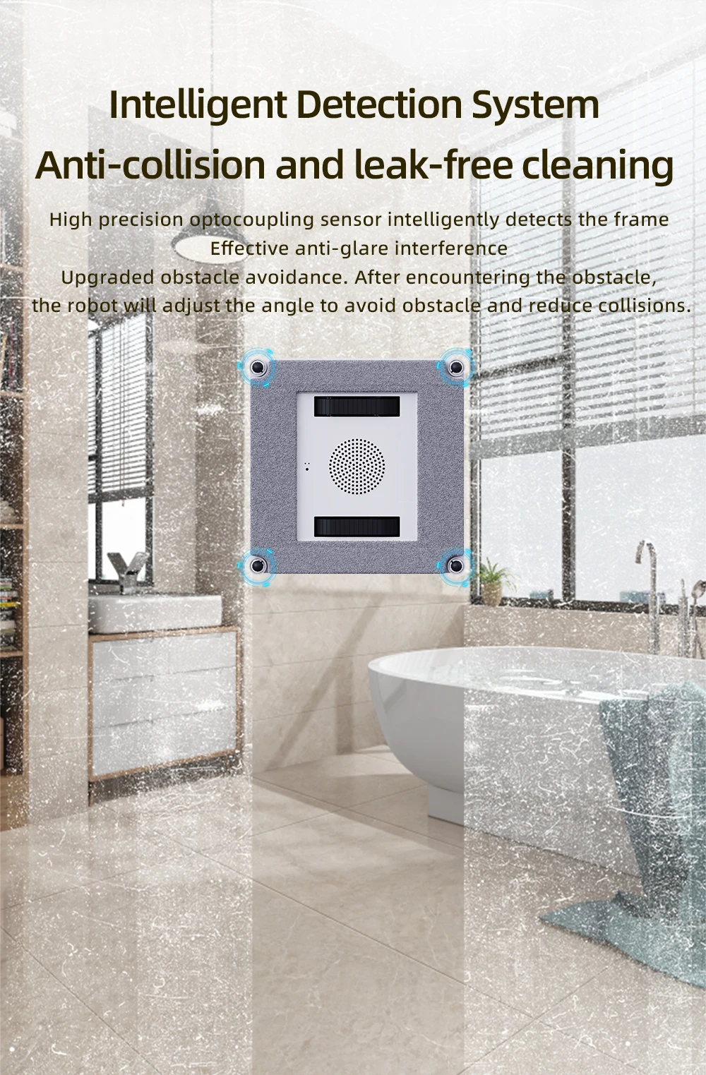 Window Cleaning Robot Liectroux YW509, 2-Way Water Spray,Home Glass Floor Wall Robot Window Cleaner,Strong Vacuum,Rimless Works Window Cleaning Robot Liectroux YW509, 2-Way Water Spray,Home Glass Floor Wall Robot Window Cleaner,Strong Vacuum,Rimless Works