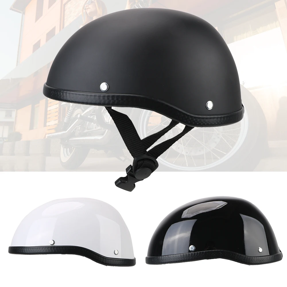 Alternative view of Motorcycle Helmet MTB Bike Unisex Cycling Safety Protector Half Face Type Retro Vintage Ultralight Fashion Motorbike Accessories