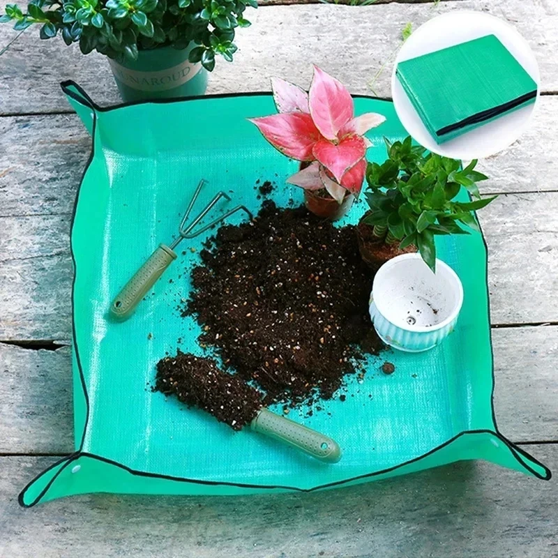 Alternative view of Plant regeneration mat Waterproof transplant mat Portable square foldable and easy to clean succulent transplant mat