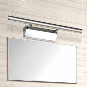 Long Silver Metal Wall Lamp - Image 4