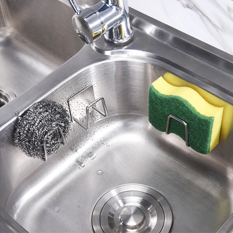Kitchen Sponges Racks Self Adhesive Sink Sponges Drain Drying Rack Holders Kitchen Sink Accessories Dropshipping Stainless Steel Kitchen Sponges Racks Self Adhesive Sink Sponges Drain Drying Rack Holders Kitchen Sink Accessories Dropshipping Stainless Steel