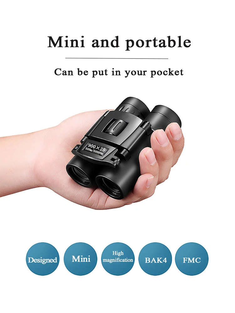 900x25 HD Zoom Portable Powerful Binoculars - Image 5