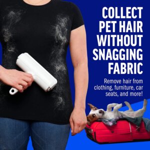 Pet Hair Remover Roller with Self-Cleaning Base - Image 6