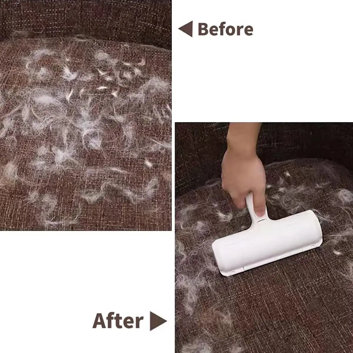 Pet Hair Remover Roller with Self-Cleaning Base - Image 4