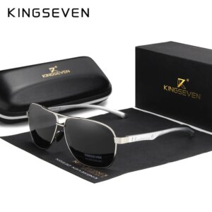 Alternative view of Men’s polarized classic Aviator sunglasses