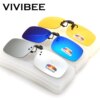 VIVIBEE Mirror Flip-Up Clip-On Sunglasses