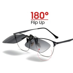 VIVIBEE Mirror Flip-Up Clip-On Sunglasses - Image 4