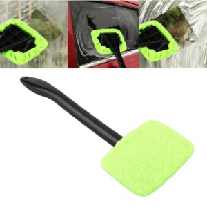 Windshield cleaning brush with microfiber bonnet - Image 6