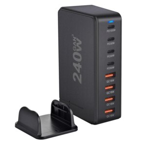 240W powerful desktop charger with 8 USB-C ports - Image 4