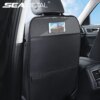 Car anti-kick mat and seat protector with storage