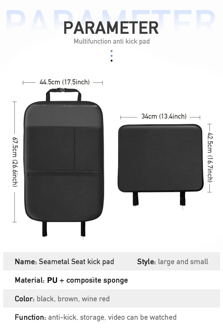 Seat back padg Seat back padg
