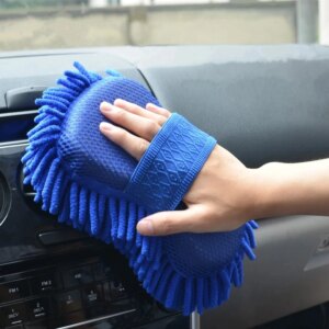 Alternative view of Microfiber car wash sponge for scratch-free cleaning