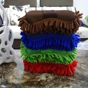 Microfiber car wash sponge for scratch-free cleaning - Image 5