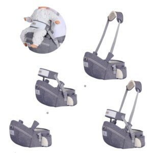 Alternative view of Ergonomic baby carrier with hip seat support