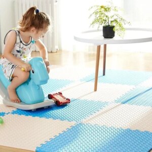 Alternative view of Baby puzzle play mat with EVA foam