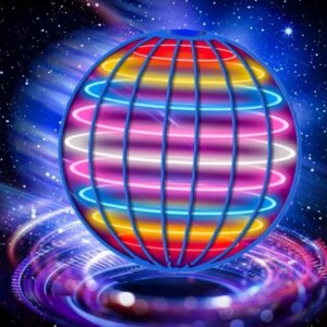 LED magic flying spinner drone toy