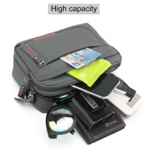 Alternative view of Casual waterproof crossbody messenger bag for men