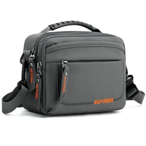 Casual waterproof crossbody messenger bag for men