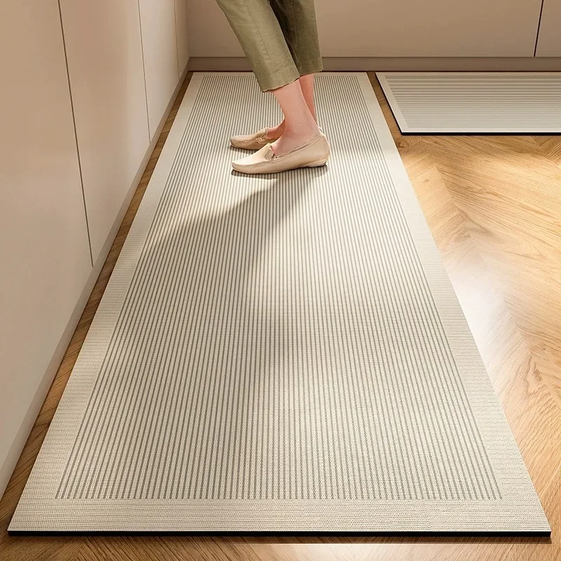 New 1 pc Japanese style soft kitchen diatomite mud floor mat, super anti slip, super absorbent, easy to handle carpet - Image 4