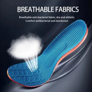 Sport Insoles for Shoes Sole Shock Absorption Deodorant Breathable Cushion Running Insoles for Feet Man Women Orthopedic Insoles - Image 3