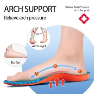 Sport Insoles for Shoes Sole Shock Absorption Deodorant Breathable Cushion Running Insoles for Feet Man Women Orthopedic Insoles - Image 4