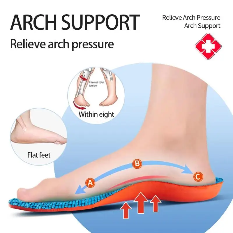 Sport Insoles for Shoes Sole Shock Absorption Deodorant Breathable Cushion Running Insoles for Feet Man Women Orthopedic Insoles - Image 4
