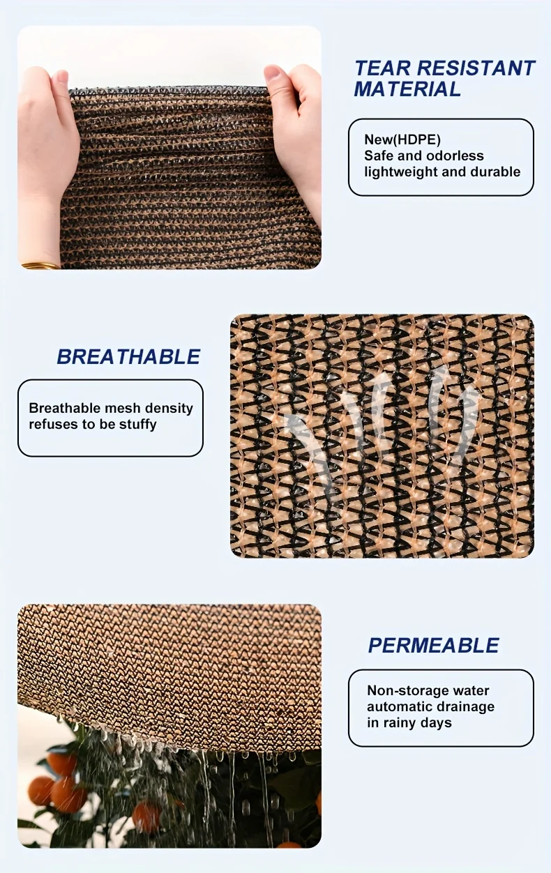 Garden Shade Cloth with Grommets