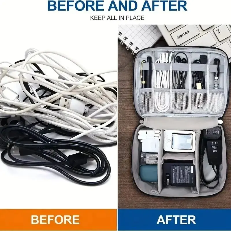 Waterproof Digital Cable Storage Organizer Waterproof Digital Cable Storage Organizer